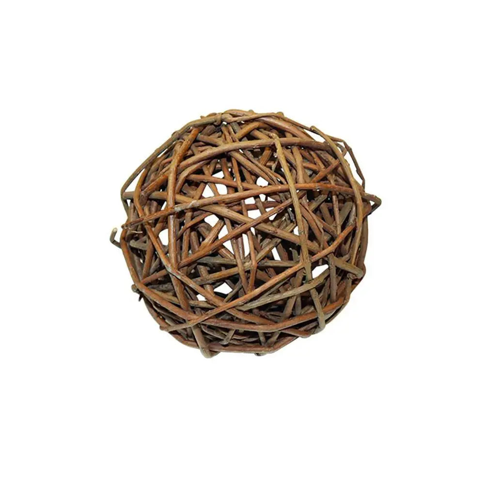 1pc 10cm Wicker Balls Natural Willow Branches Pet Scratching Decorations Toy Home Ball Party Wedding Birthday Rattan Christ Z7A5