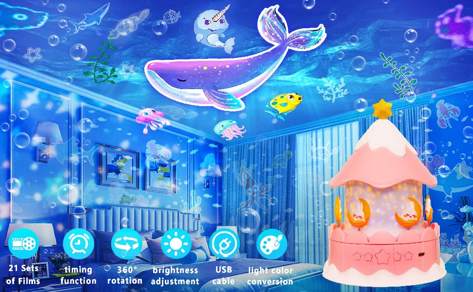 Star Galaxy Projector 21 in 1 Starry Sky Atmosphere Lamp