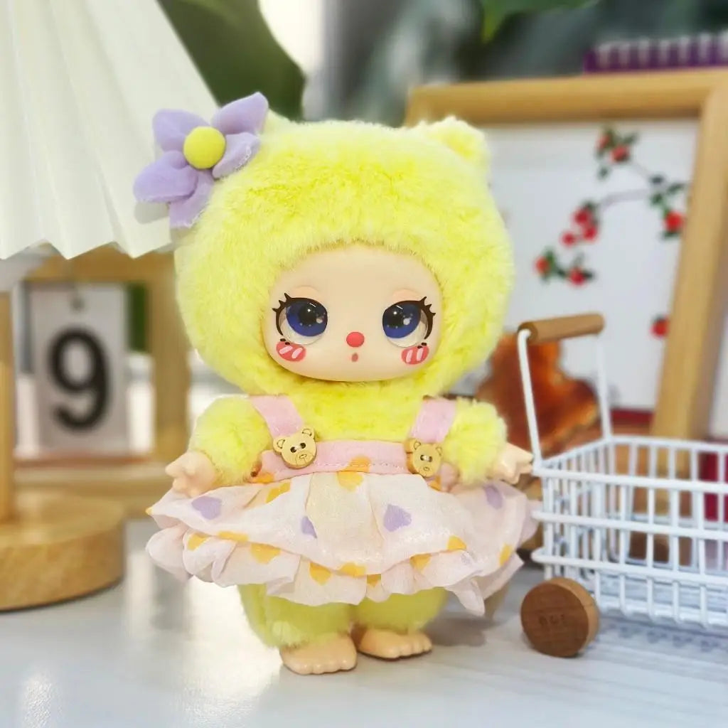 For Liila Lucky Cat Dresses Cute Doll Outfit Accessories