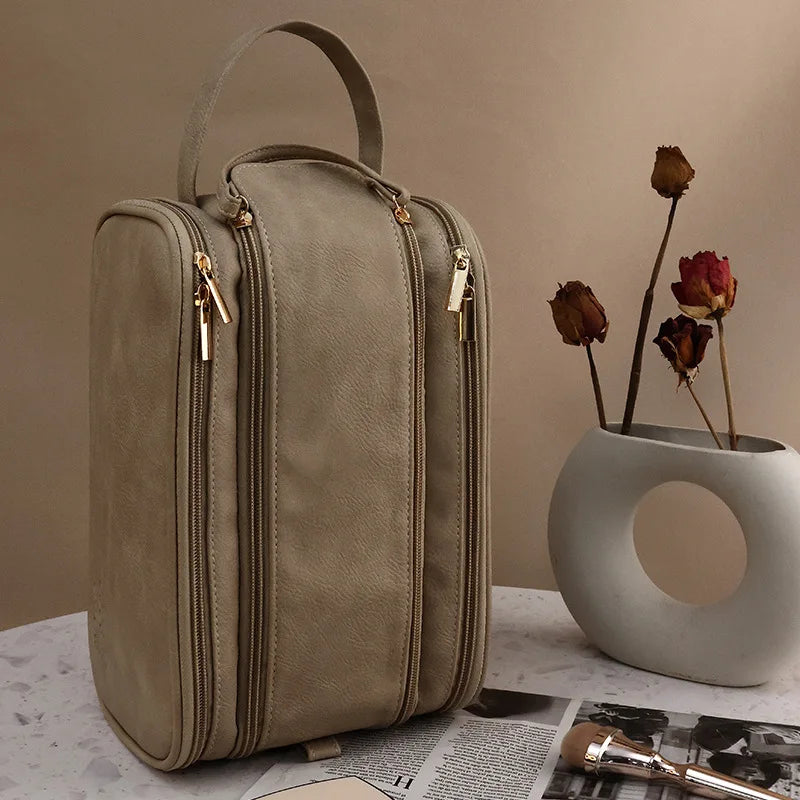 Waterproof Travel Cosmetic Bag for Men and Women Large Capacity Organizer for Makeup and Toiletries