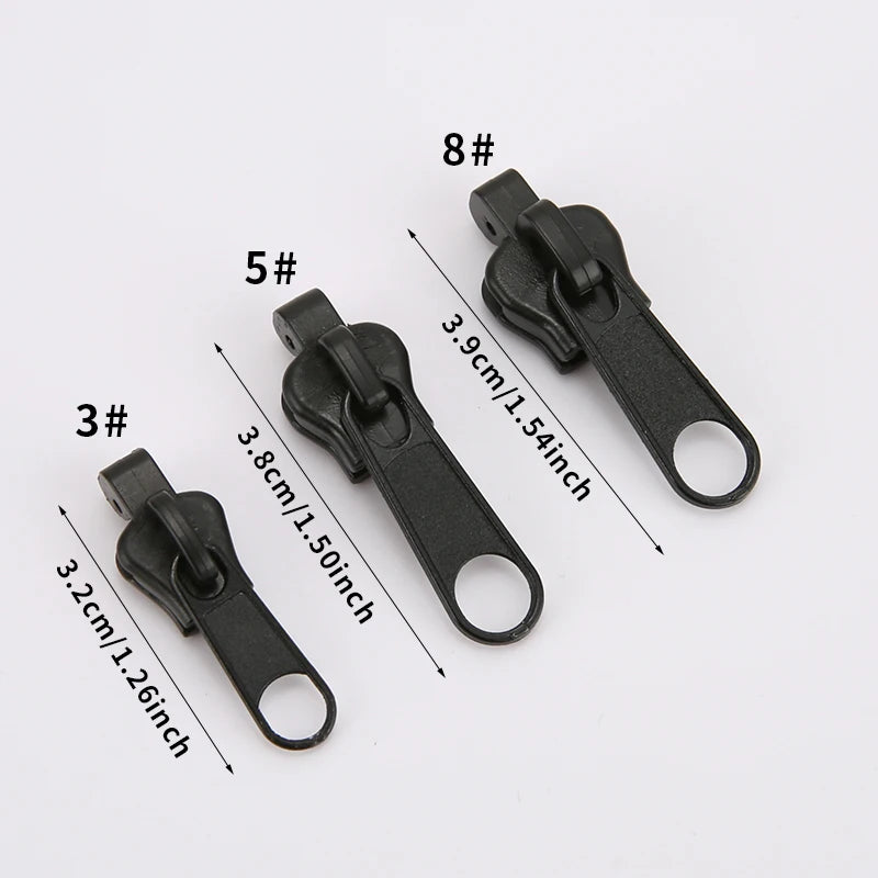 Universal Zipper Repair Kit Instant Fix Zipper Replacement 24/18/12/6Pcs