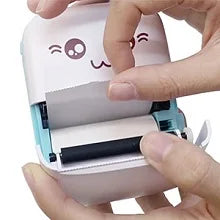 Mini Photo Pocket Printer Portable Ink-free Thermal 57mm Wireless BT 200dpi for Android iOS