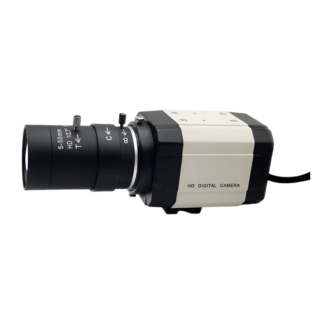 2K Full HD Webcam with Microphone and 3MP Varifocal Lens for