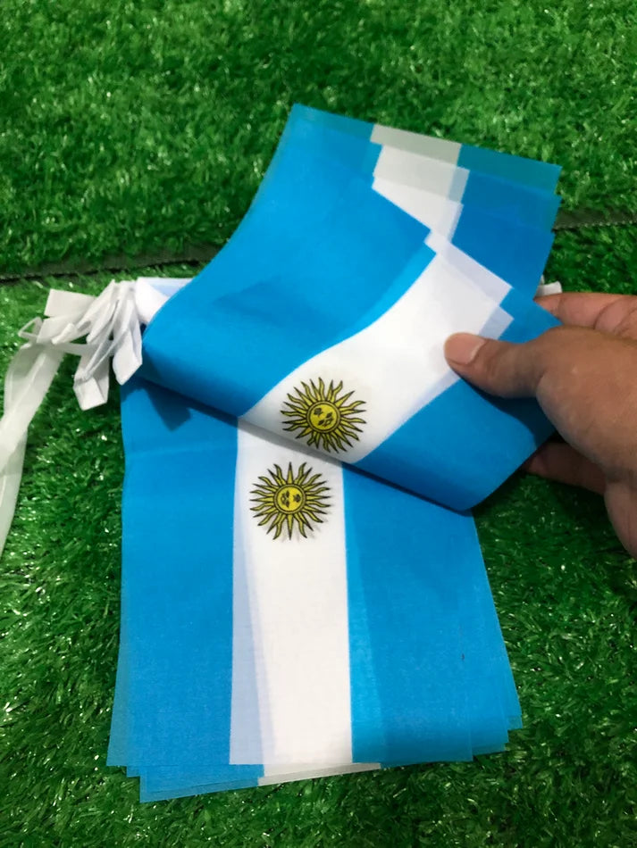 Argentina bunting flags 1 pc with 20 mini flags