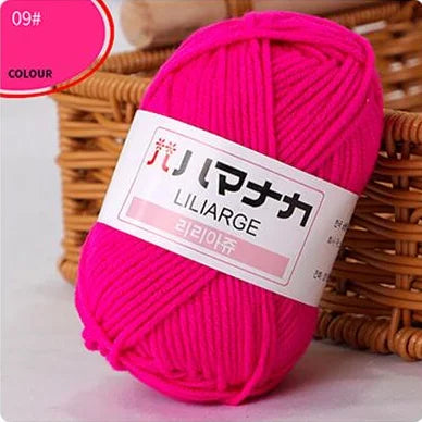 DIY Baby Milk Soft Cotton Knitting Yarn for Sweaters