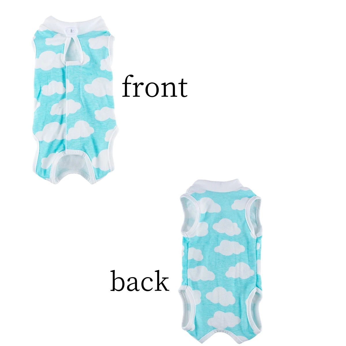 Animal Print Cat Anti-lick Sterilization Suit Pure Cotton Pet Vest Clothes for Puppy Cat Weaning Suit Surgery Recovery Clothing