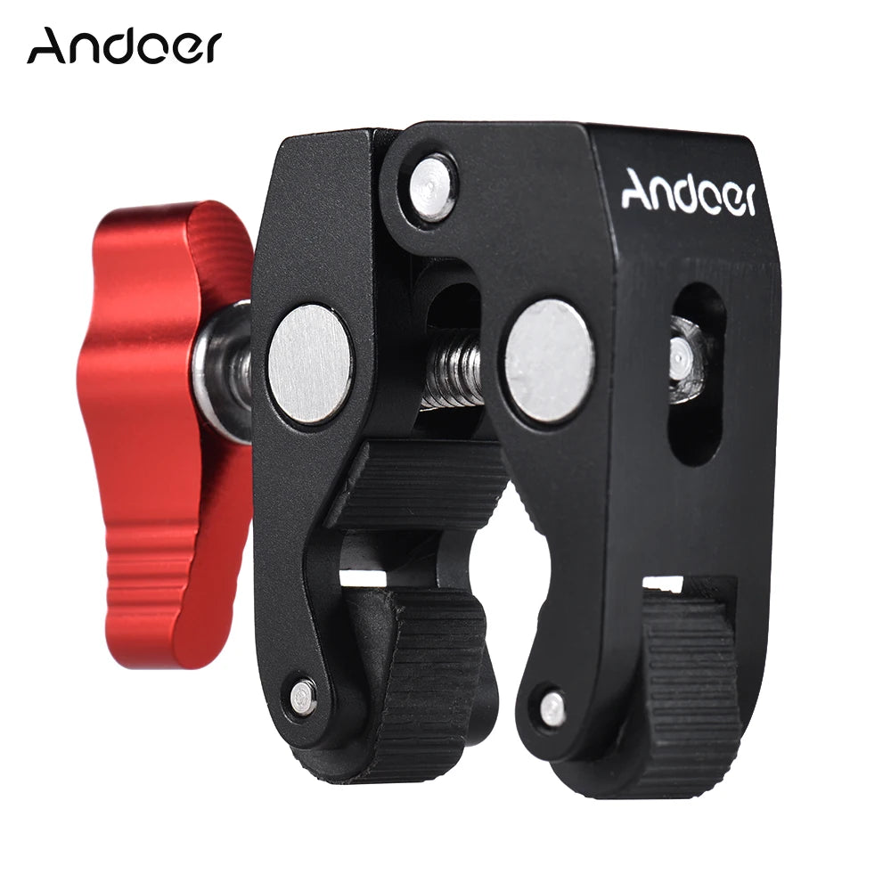 Andoer Multi-Function Ball Head Clamp for GPS Phone LCD DV Monitor LED Video