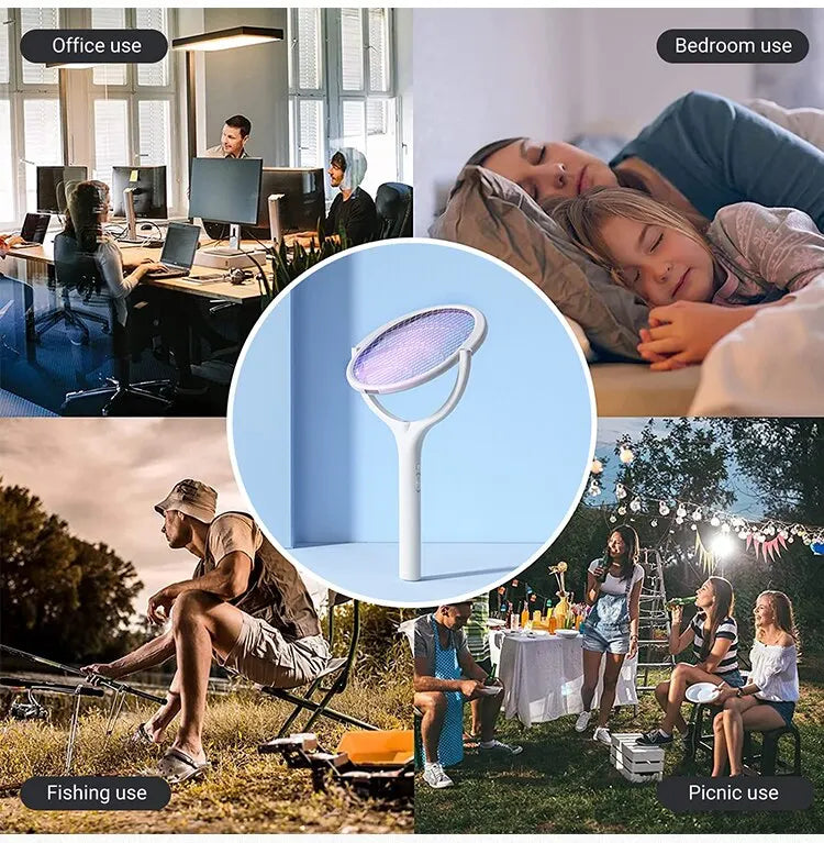 5 In 1 Fast Charging Electric Mosquito Swatter Lamp