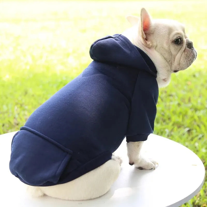 Fashion Dog Clothing Autumn Winter Thick Warm Hoodie Sweater