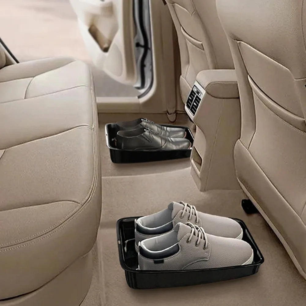 Car Shoes Storage Tray Interior Multifunctional Organizer Box