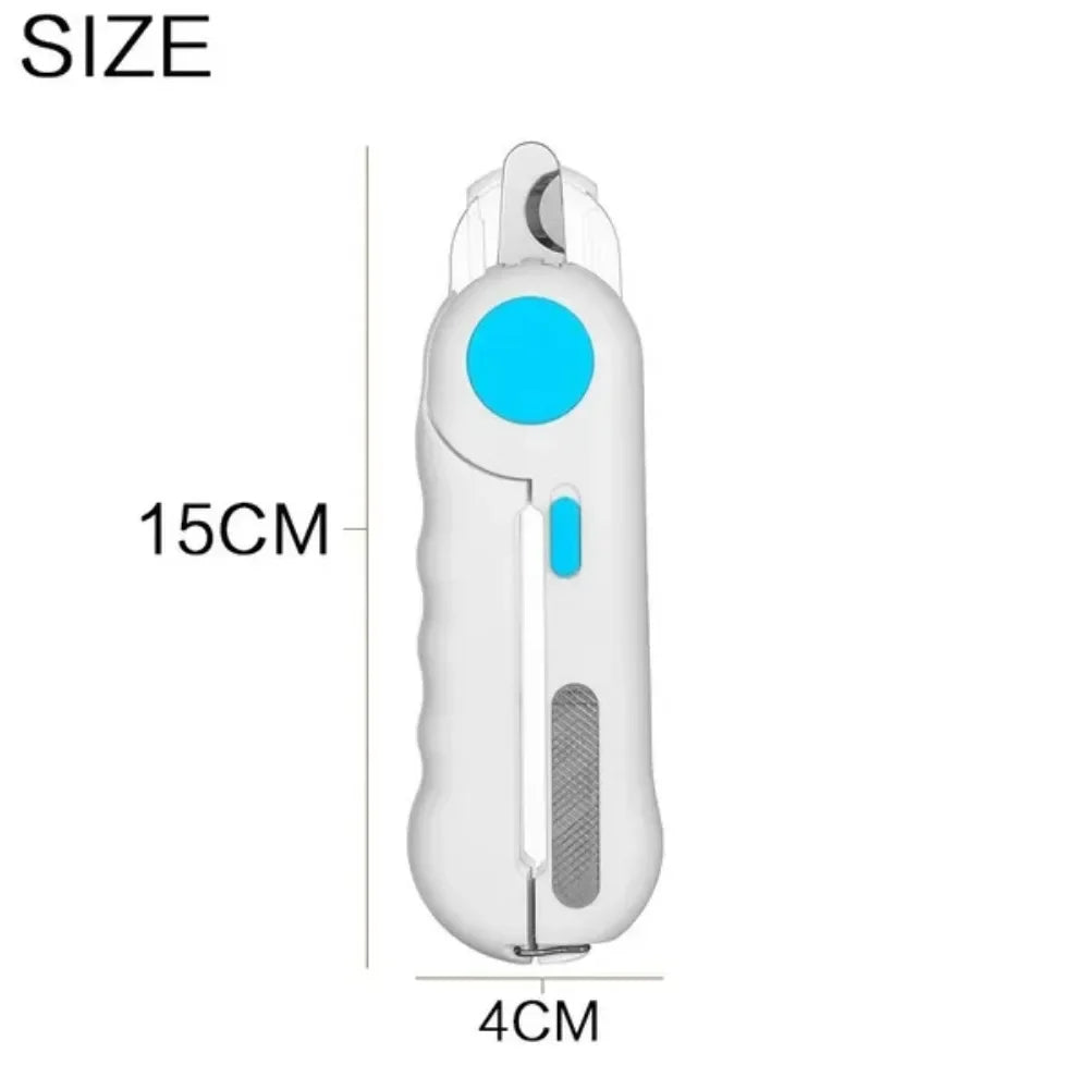 Professional Pet Nail Clipper with LED Light for Cats and Small Dogs - Safe and Easy Claw Grooming Tool