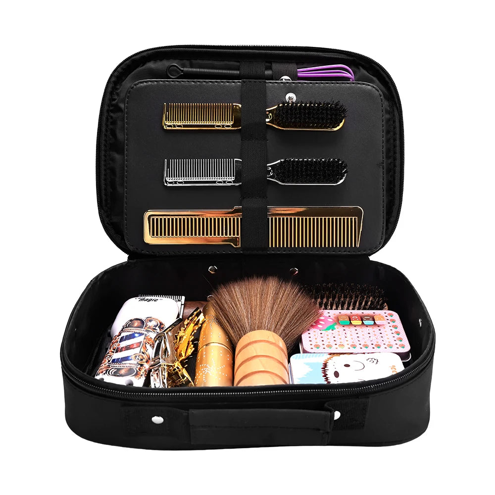 Waterproof Large Capacity Barbershop Hairdressing Tools Storage Case Portable Makeup Travel Bag for Salon Professionals