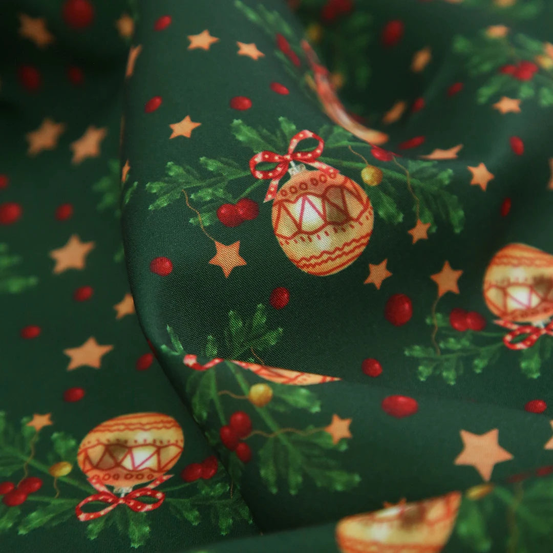 Christmas Series Cotton Fabric 150x50cm Printed Cloth for Sewing Quilting and DIY Projects