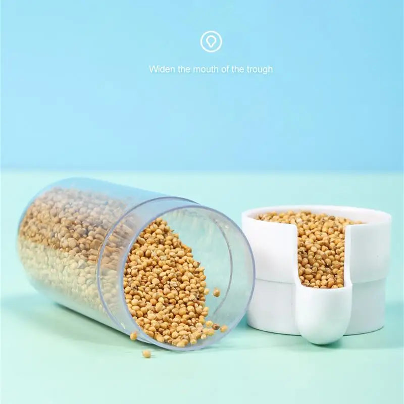 Bird Water Drinker Feeder With Clip For Parrot Cages