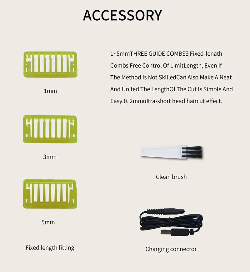 Afeitadora eléctrica MLG para hombres y mujeres, recortadora portátil de cuerpo completo, afeitadora con cuchilla en forma de T USB para barba y axilas, lavable