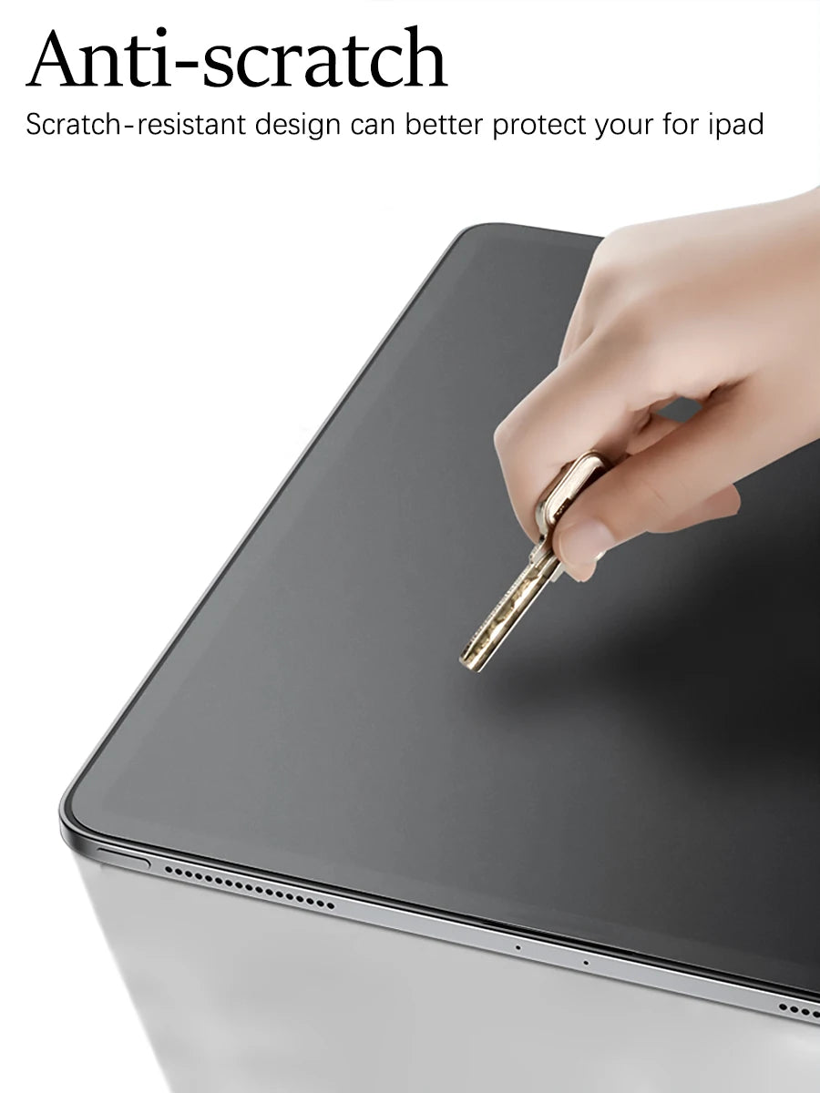 3 protectores de pantalla con tacto de papel para Samsung Galaxy Tab S7, S8, S9 Plus, Ultra A9, Samsung Tab S6 Lite, S7, S9 Fe, A8, A7, sin cristal