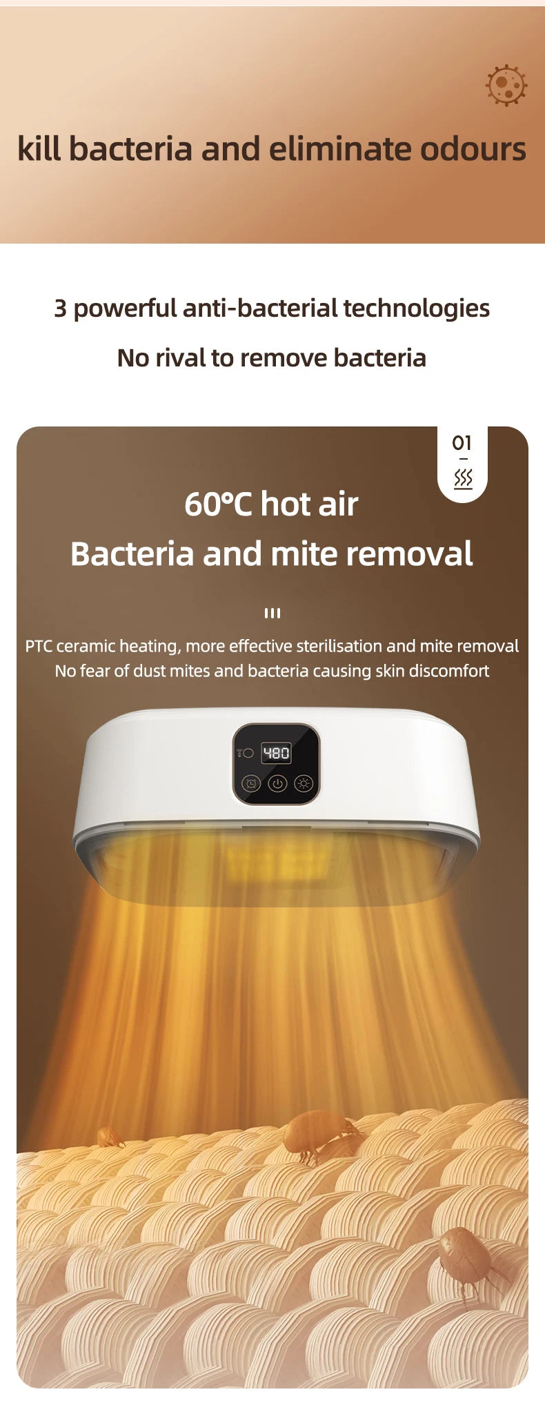 Multifunctional Portable Compact Foldable Electric Dryer Machine