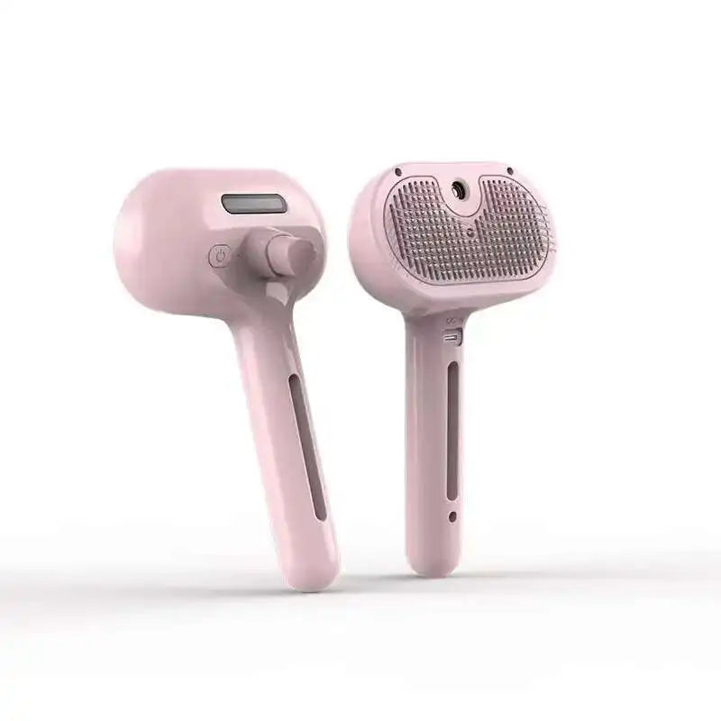 3 In 1 Pet Spray Grooming Comb Steamy Floating One Click Hair Removal Cleaning Steam Brush Styling for Dogs Cats Accessories