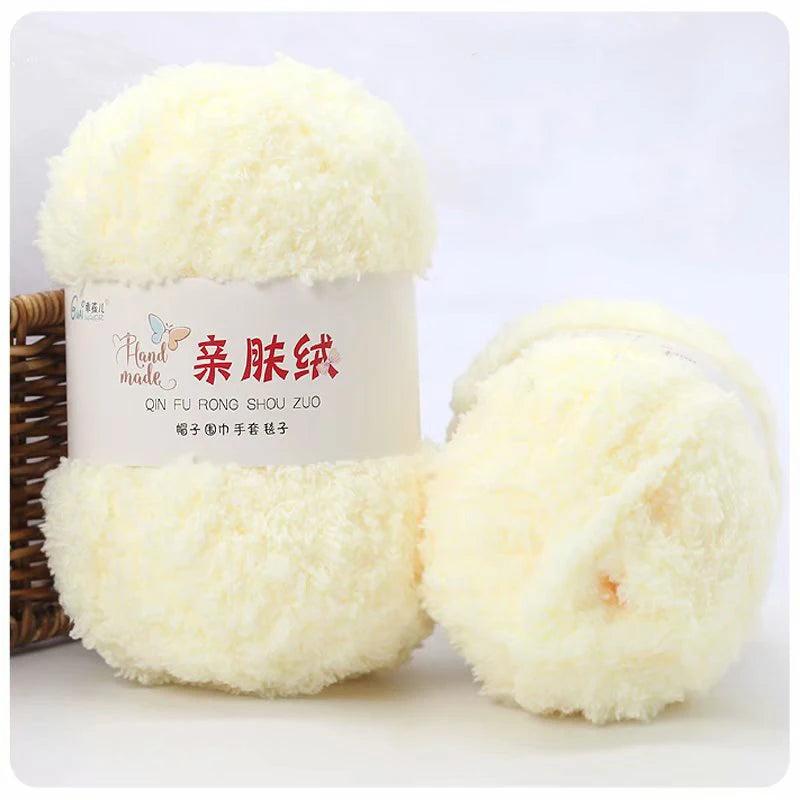 50g/Set Chenille Yarn Soft Coral Velvet for Knitting DIY