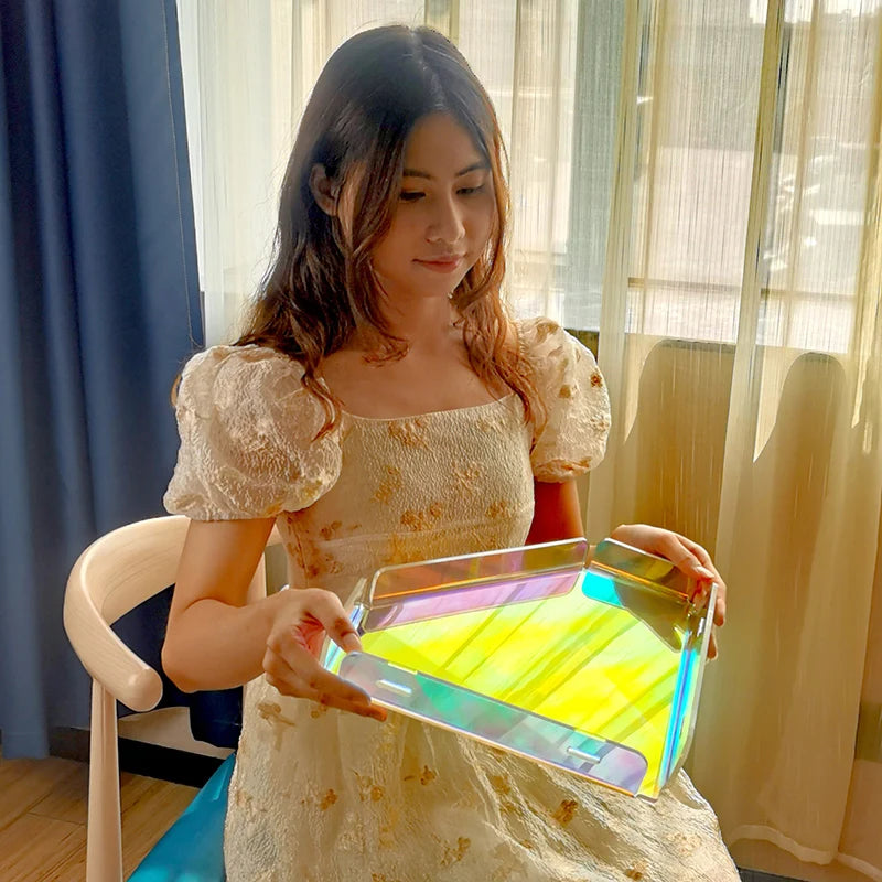 Colour Invisible Acrylic Floating Shelves Wall Mounted Bookshelf Storage Rack for Room and Bathroom