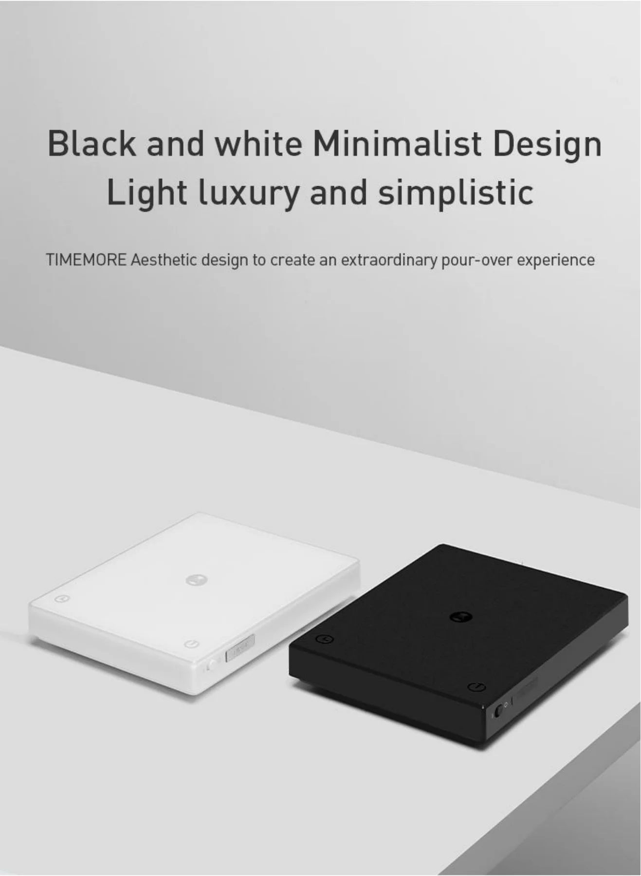 TIMEMORE Store Black Mirror Basic+2 Plus Digital Kitchen Scale