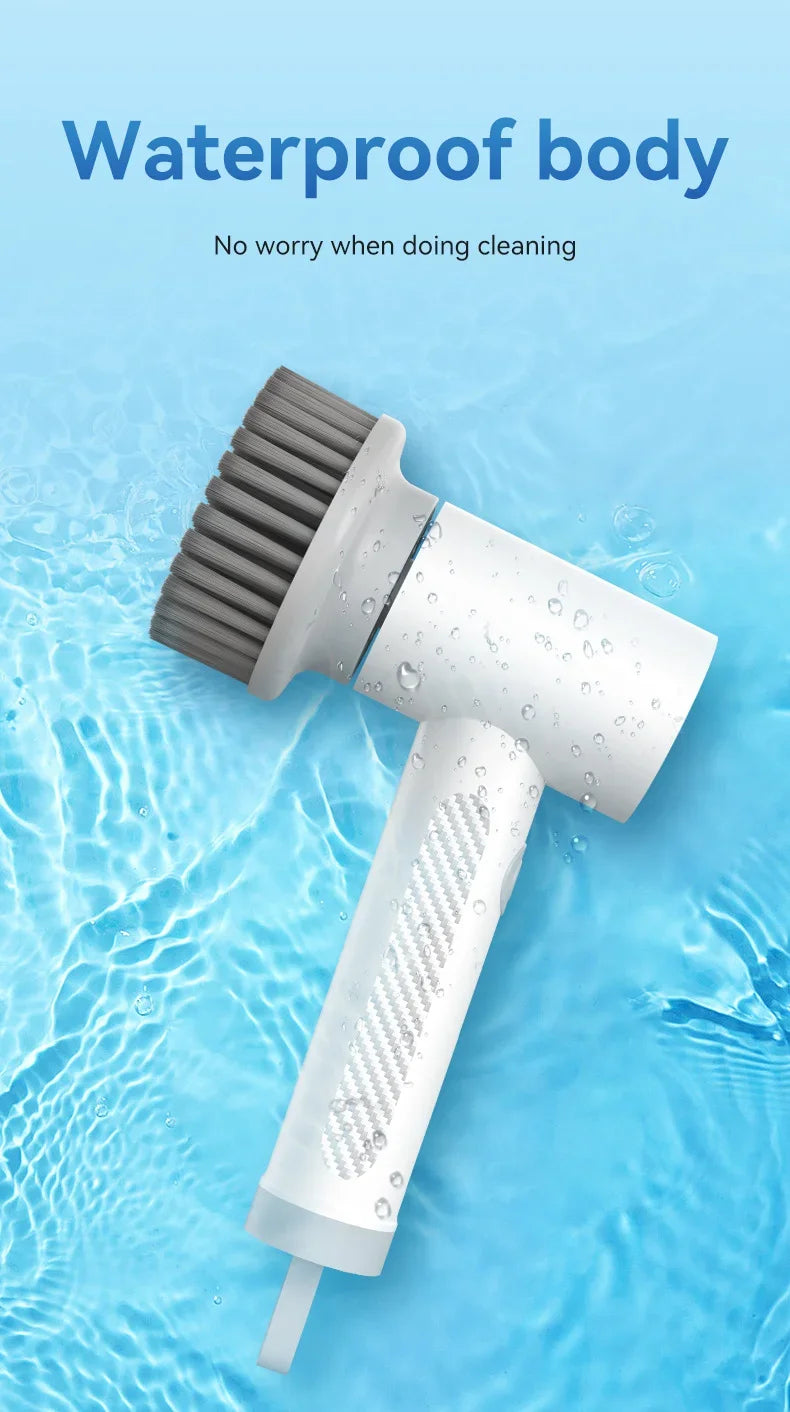 Wireless Electric Cleaning Brush for Kitchen and Bath