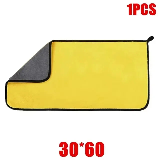 1/3/6Pcs Microfiber Car Cleaning Towels for Drying and Detailing