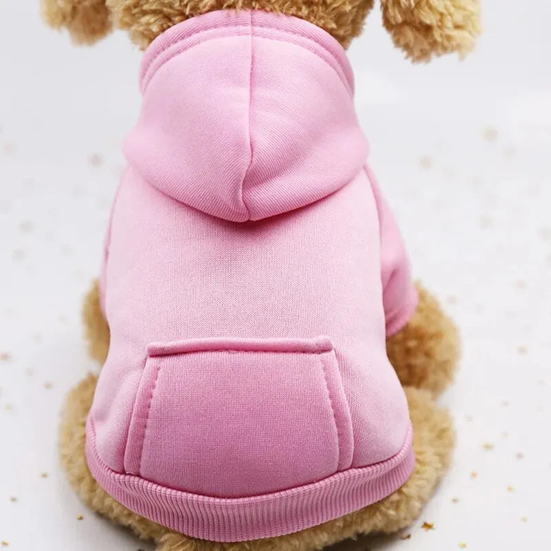 Fashion Dog Clothing Autumn Winter Thick Warm Hoodie Sweater