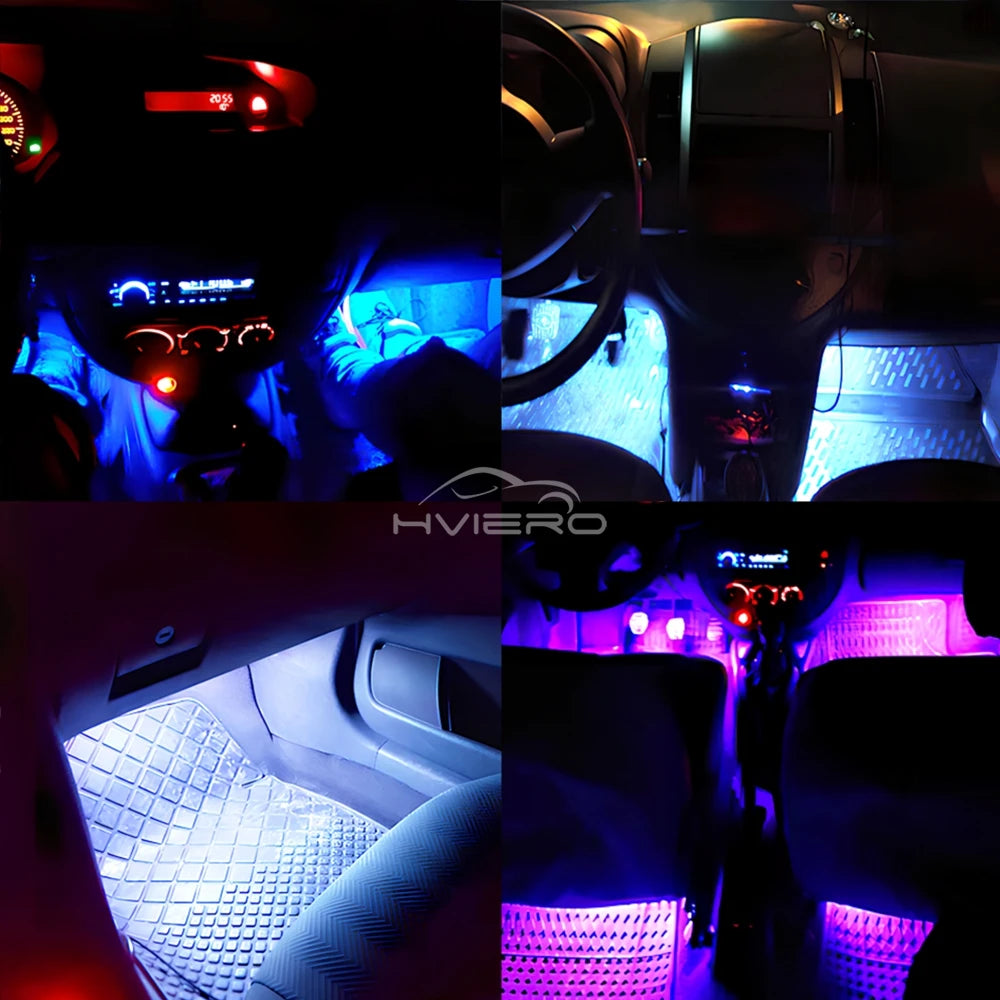 New T10 5050 6SMD DC 12V Waterproof RGB W5W Car Bulb