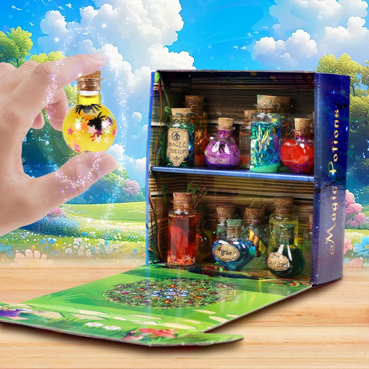 DIY Fairy Magical Potions Kit for Kids - Color Changing and Freezing Potions Art Craft Science Experiment Set