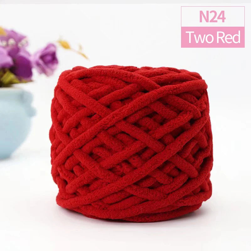 QJH Chunky Blanket Knitting Yarn for Cozy Throws and Pillows