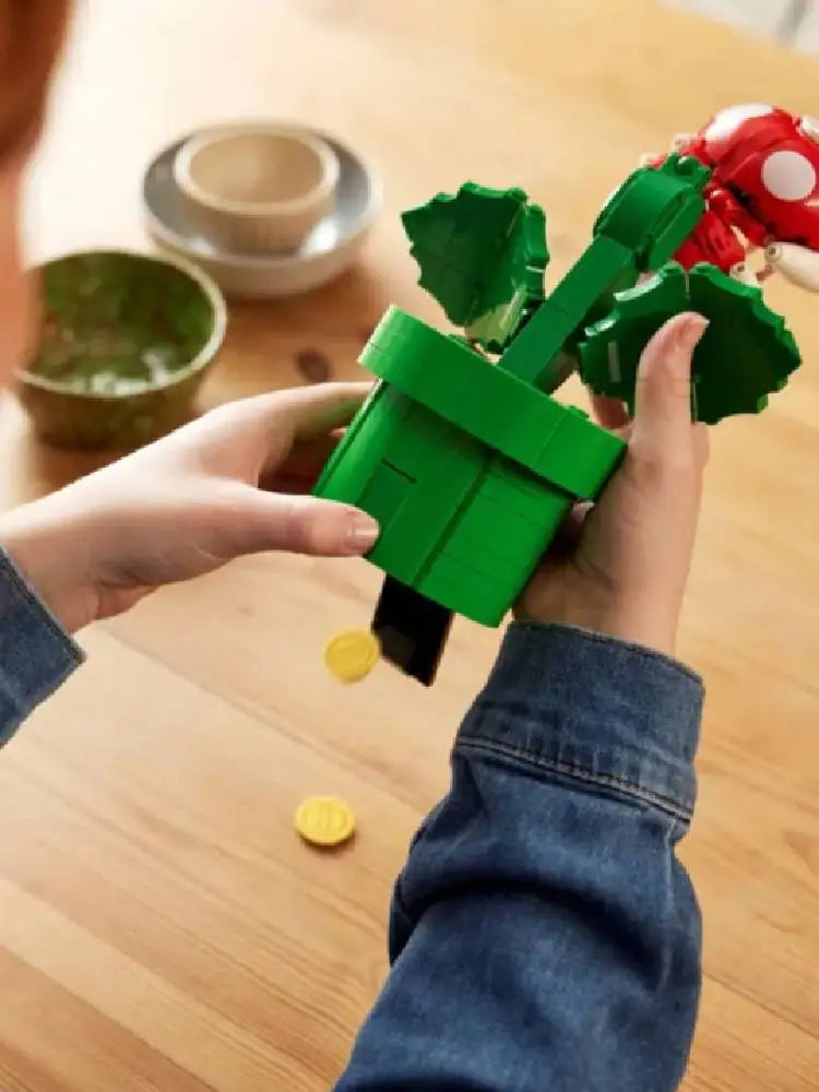 Swallowing Flower Assembly DIY Building Block Toys for Kids