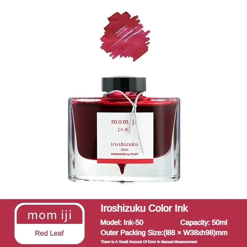 Pilot 25 Color 50ml Fountain Pen Ink Set with Glass Bottles for School and Office Use