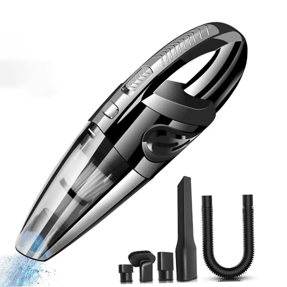 Wireless Vacuum Cleaner with Powerful Cyclone Suction for Car and Home Pet Hair