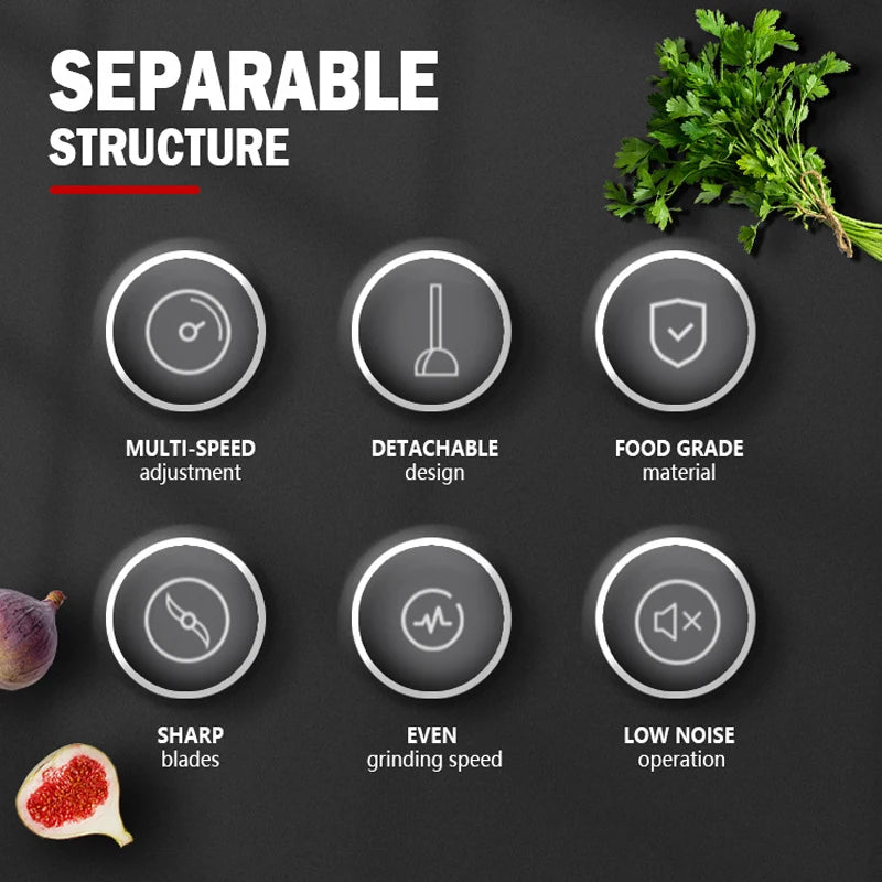 New 2000W High-Power Blender Multifunctional Handheld Mixer