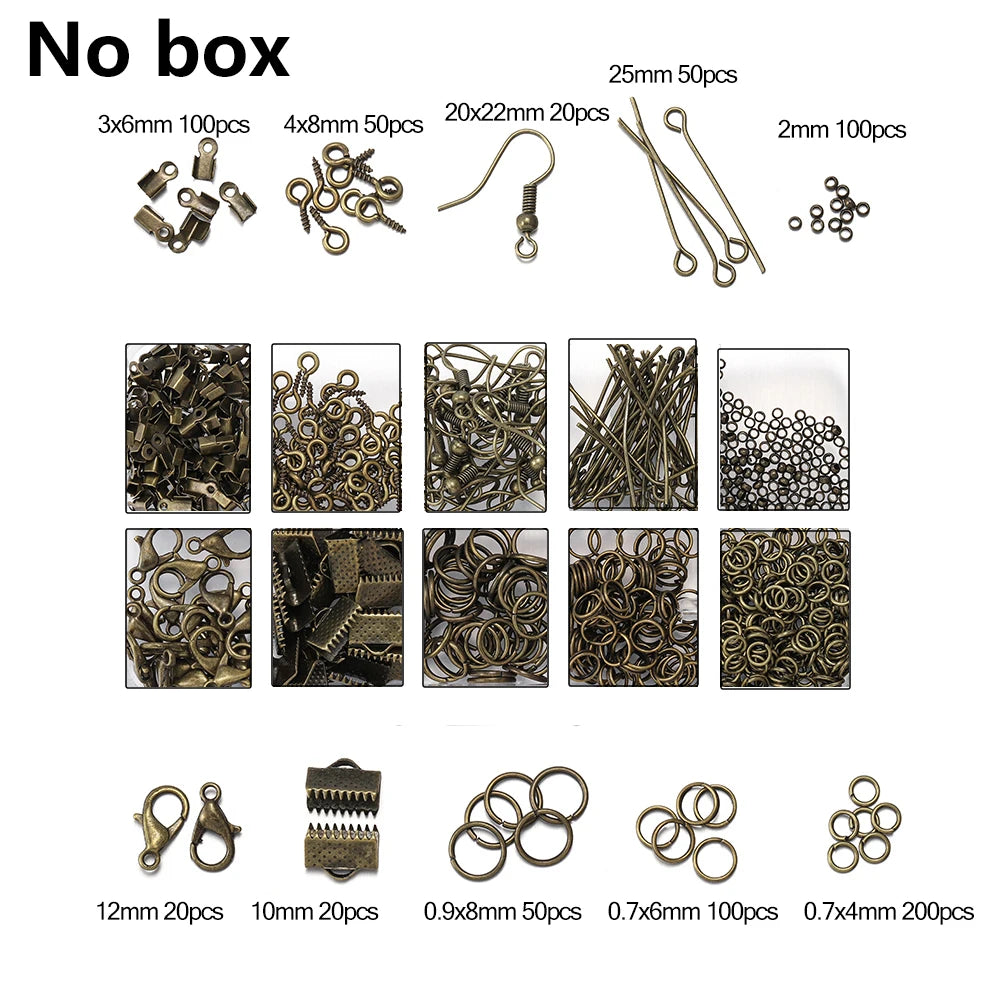 Alloy Accessories Jewelry Findings Set for DIY Jewelry Making