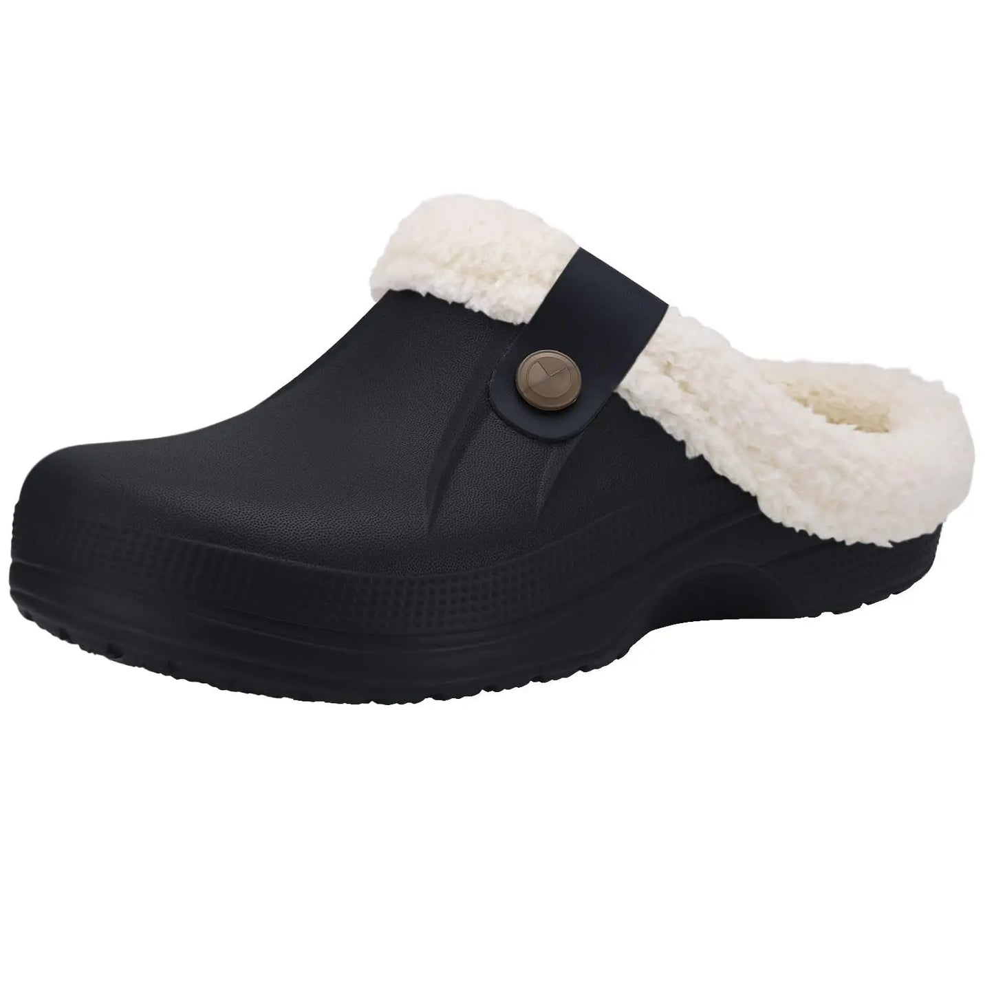 Comwarm New Fuzzy House Slippers For Women Men Winter Clogs