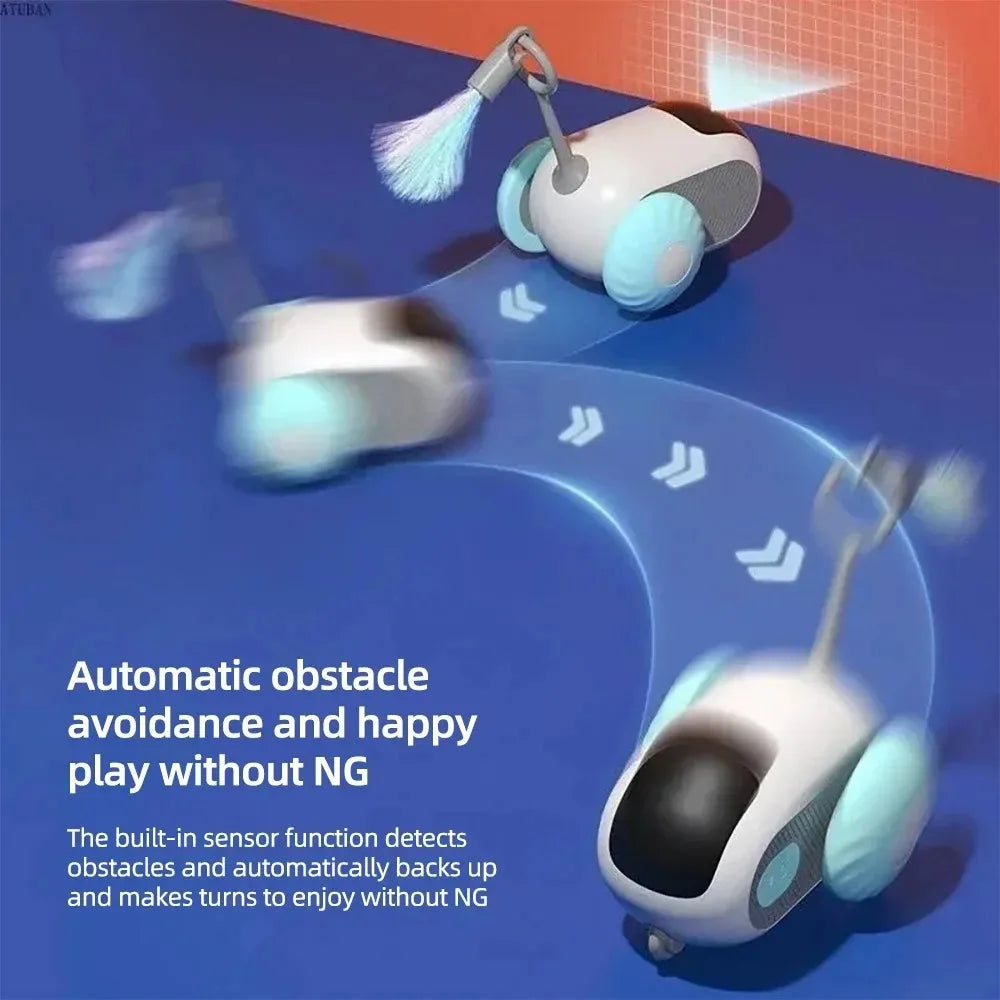 Dropshipping Smart Cat Toy Remote Controlled Moving Car for Cats and Dogs Interactive Training Pet Supplies