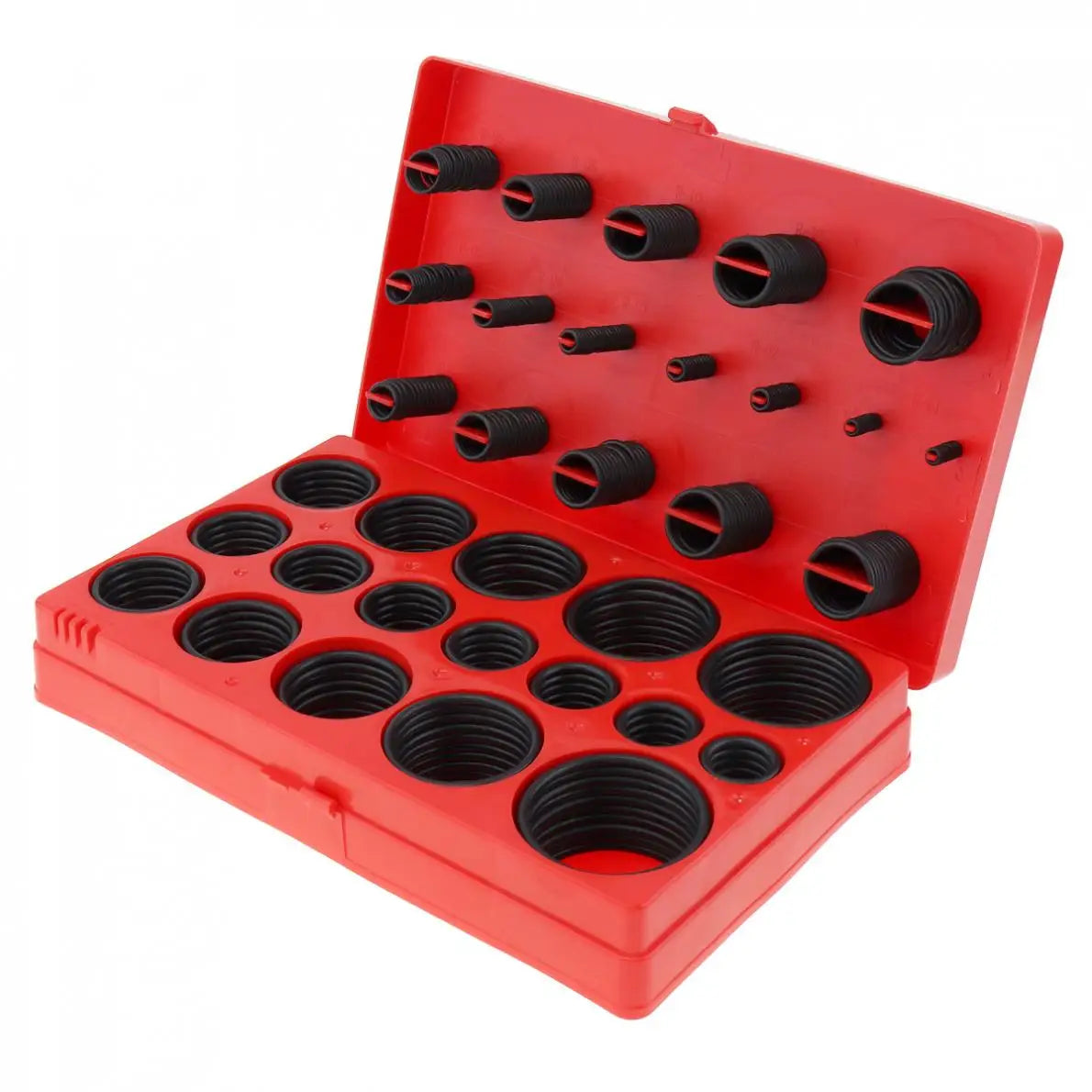 419PCS Universal O-Ring Assortment Set with 32 Sizes of Nitrile Rubber Seals for Plumbing Automotive and Faucet Repairs