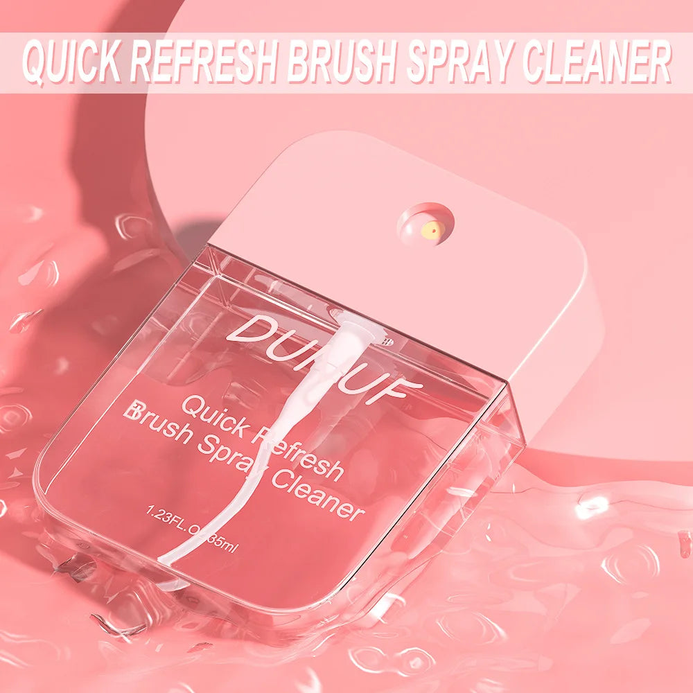 DUNUF 35ML Makeup Brush Cleaning Spray Quick Clean Tool