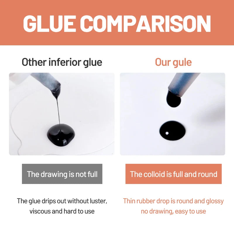 5 Bottles SKY S Plus Eyelash Extension Glue 5ml Red Cap Original Korean Adhesive for Professional Use