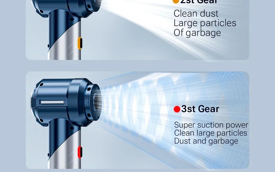 Cordless Mini Handheld Car Vacuum Cleaner with Strong Suction for Effortless Cleaning