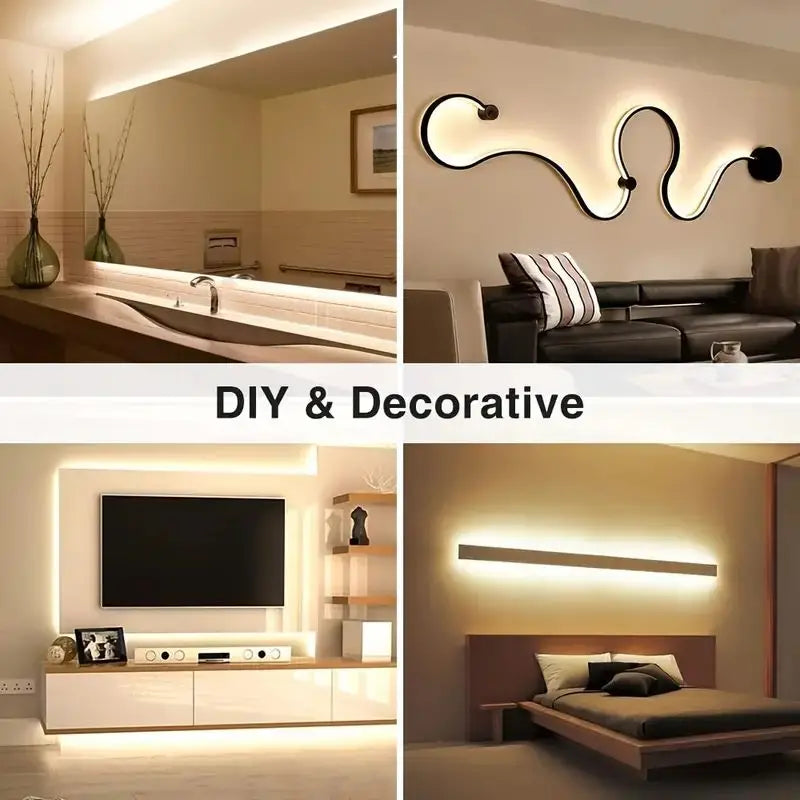 Touch Sensor LED Strip Lights Neon Sign USB Dimmable Waterproof Flexible Tape Bedroom Backlight DIY Decor