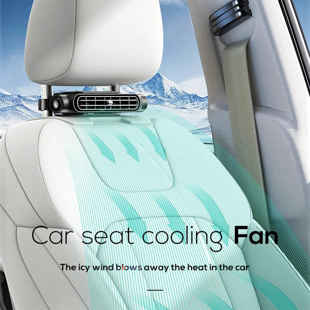 CF03 Innovative Car Seat Fan Strong Wind Low Noise 3 Speeds