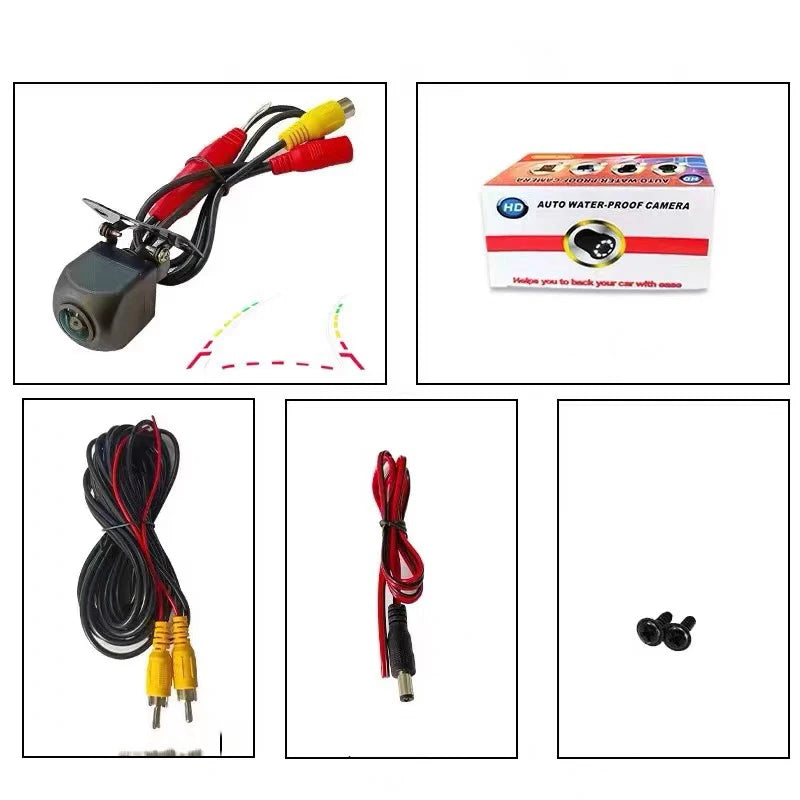 Reversing Camera DVD Intelligent Dynamic Trajectory Night Vision HD Fisheye 170