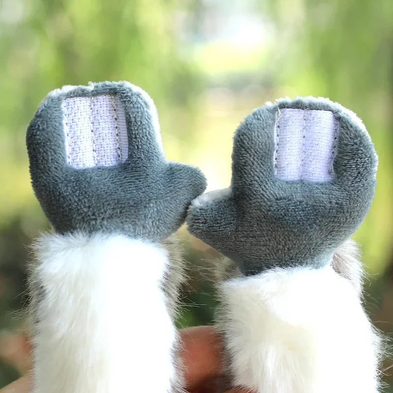 28cm Wild Lemur Plush Stuffed Animal Toy with Short and Long Arms for Kids and Adults