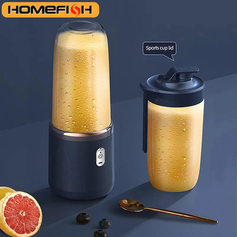 Portable Blender Bottle Electric 6 Blades Juice Smoothie Food Processor