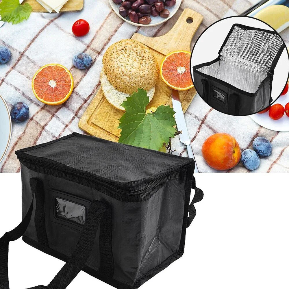 Insulated Thermal Cooler Bag β Large Lunch Tote for Food & Drinks, Ideal for Picnics or Work