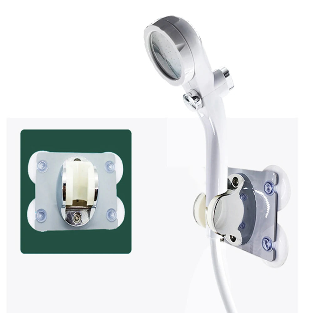 Outdoor Camping Shower IPX7 Waterproof Orange with Digital Display Portable Electric Shower Pump