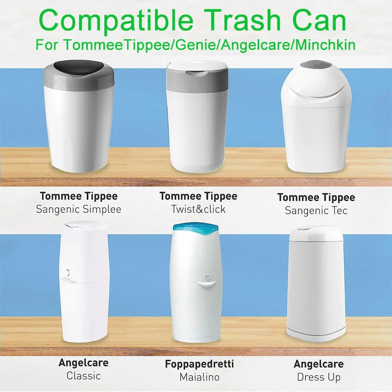 1/5/10Pcs Diaper Pail Refills Bags For Angelcare Sangenic Munchkin